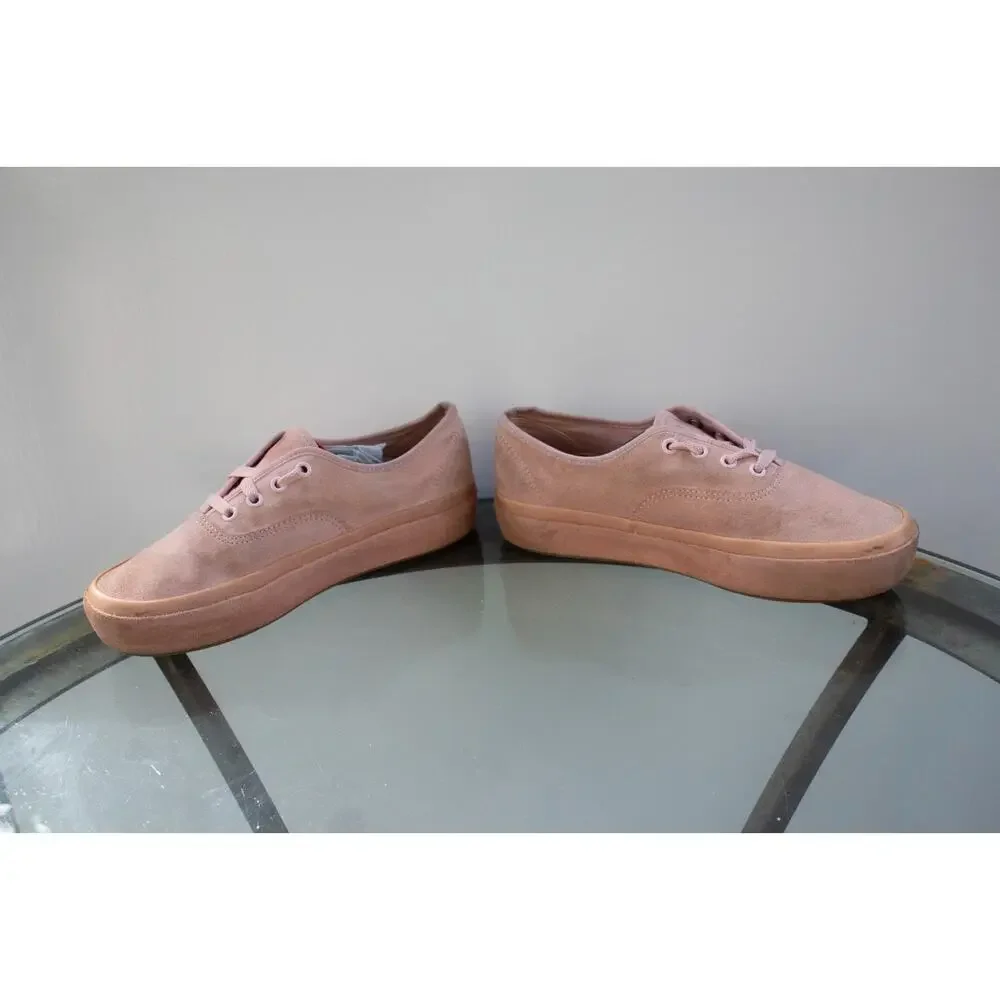 Vans Authentic Platform Suede Evening Sand Muted Clay Pink Size Men 7.5/ Women 9